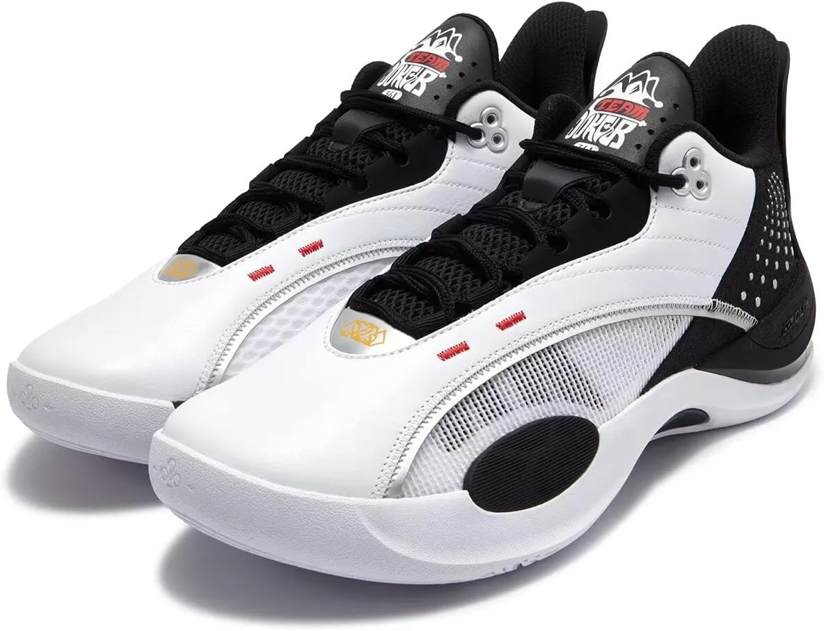 361 Team Joker Nikola Joki Basketball Shoes for Men high top Breathable Outdoor Sneakers Cushioning,Anti Slip Practice Sports Shoes for Teens and Adults,Zapatillas de baloncesto Hombre
