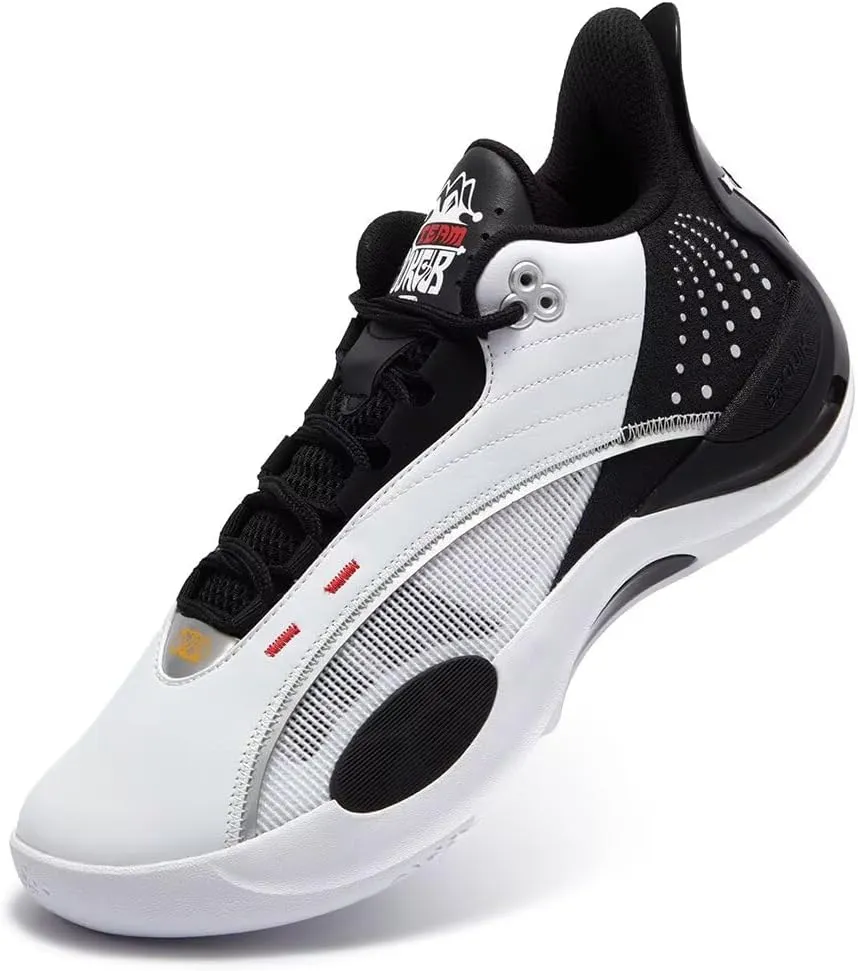 361 Team Joker Nikola Joki Basketball Shoes for Men high top Breathable Outdoor Sneakers Cushioning,Anti Slip Practice Sports Shoes for Teens and Adults,Zapatillas de baloncesto Hombre