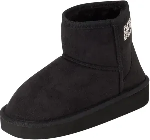 bebe Girls' Winter Boots - Faux Shearling Ankle Booties - Platform Short Boots for Girls - Fuzzy Fashion Boots (11-4)