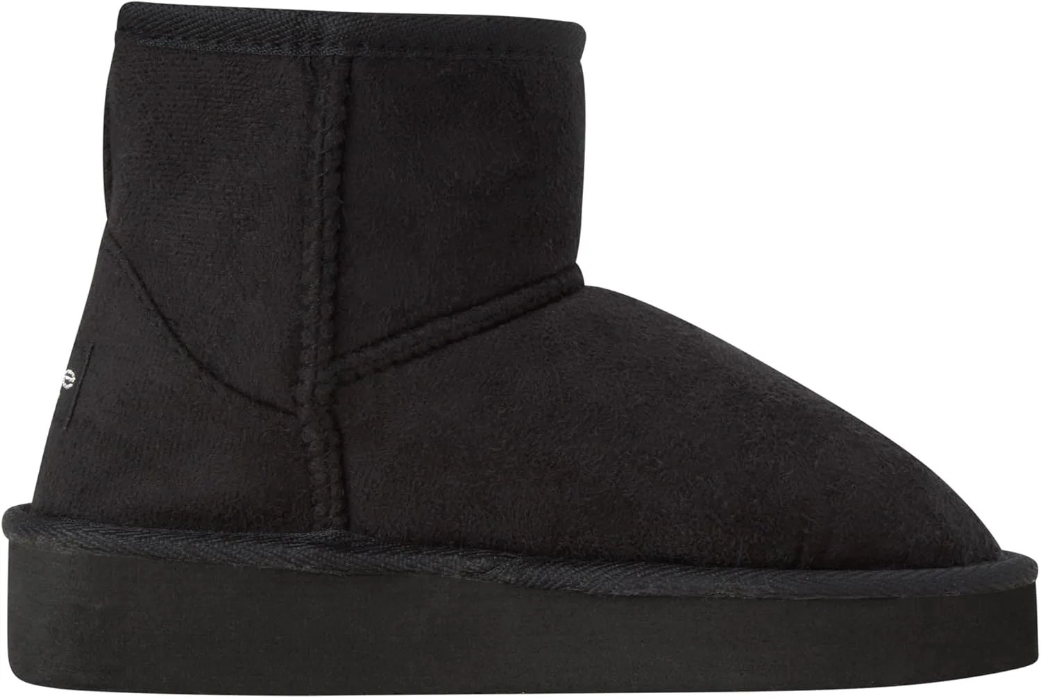 bebe Girls' Winter Boots - Faux Shearling Ankle Booties - Platform Short Boots for Girls - Fuzzy Fashion Boots (11-4)