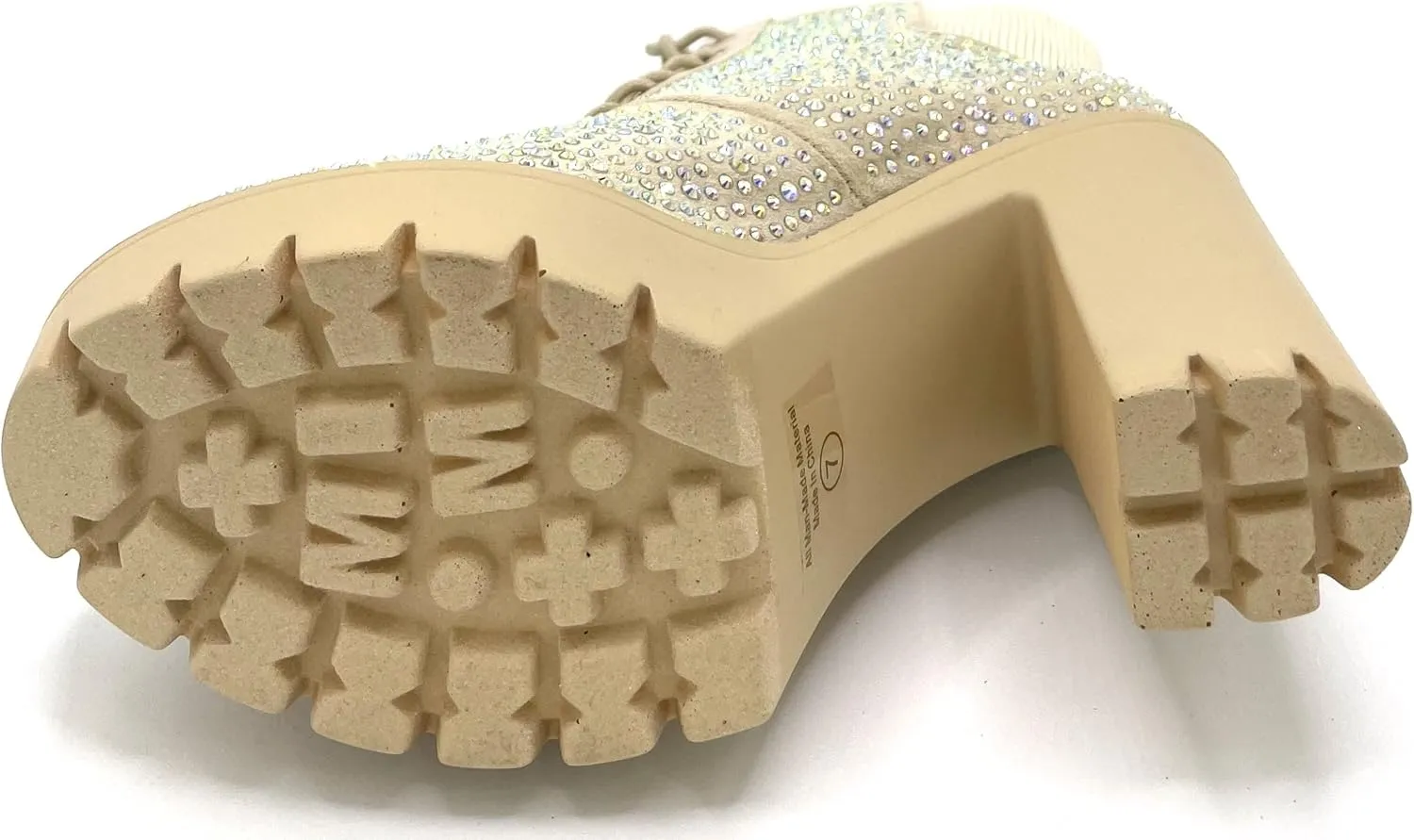Bella Luna Women Rhinestone Ankle Fashion Boots