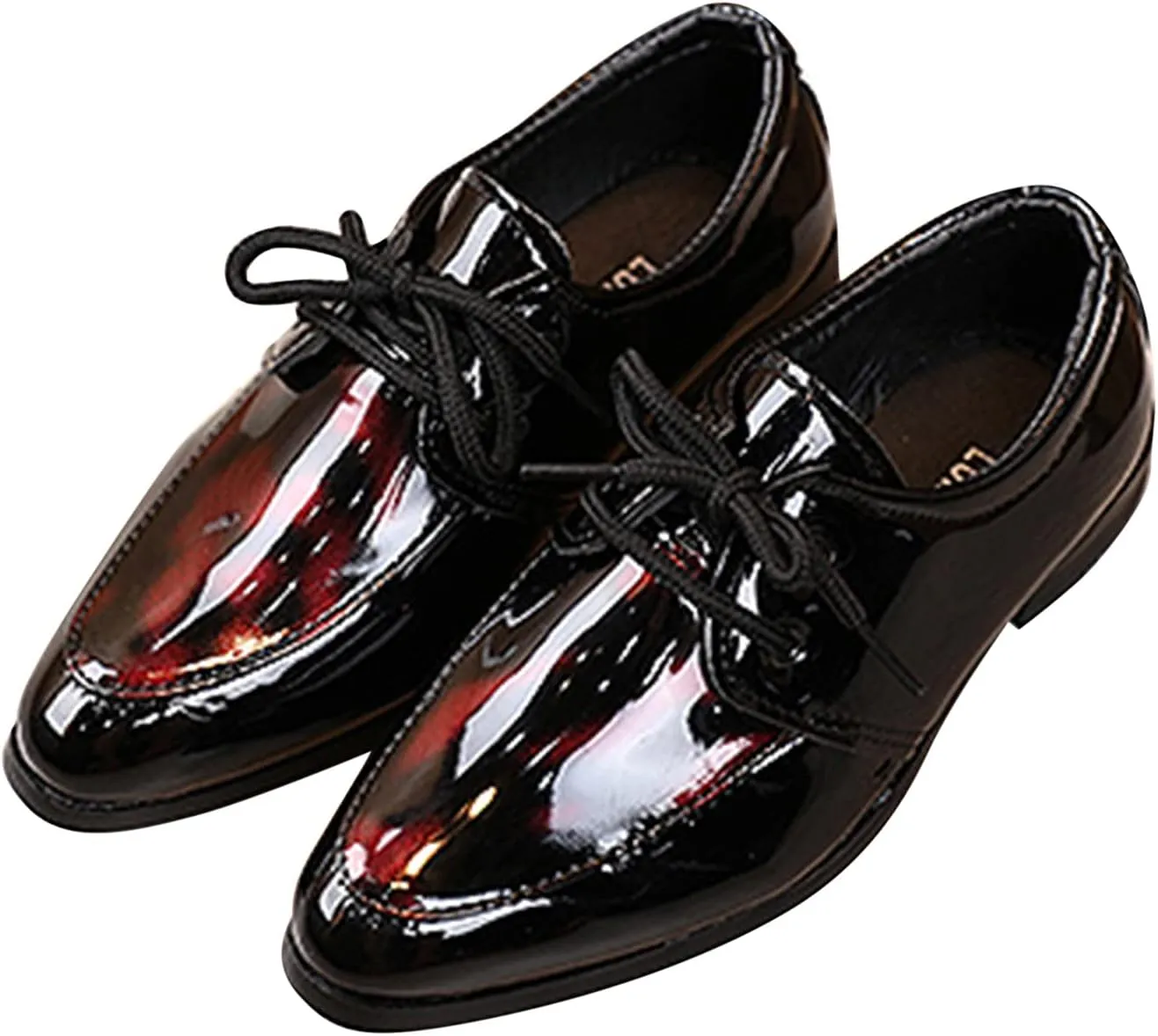 Boys Formal Dress Shoes Lace-up Wedding Footwear School niform Shoes Comfort Loafer Flat xford Dress Shoes