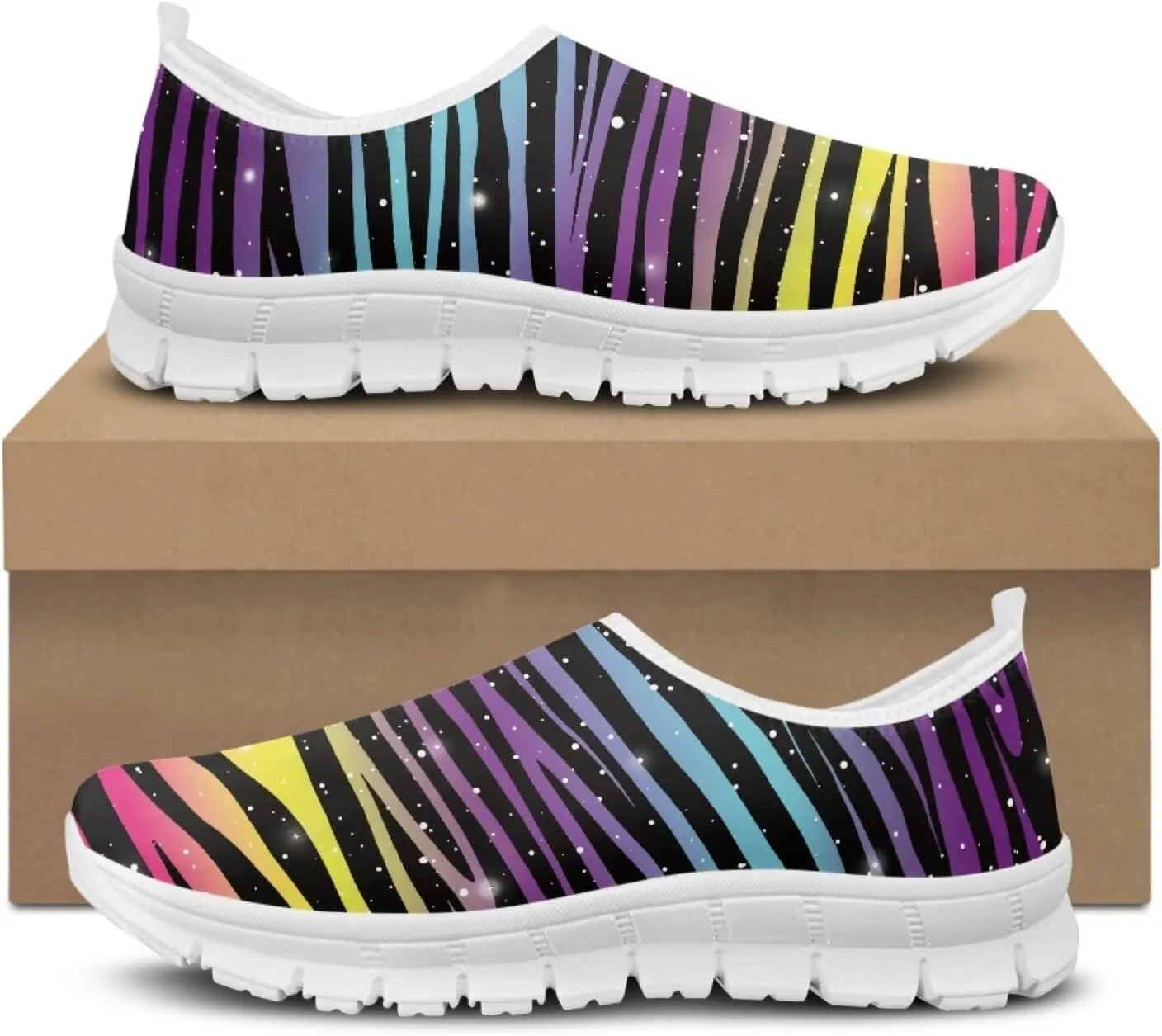 chaqlin Low Cut Casual Dress Shoes for Women Men Slip-On Wide Soft Casual Breathable Tennis Workout Sneakers Loafers