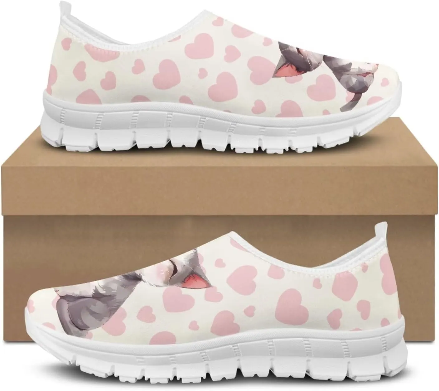 chaqlin Slip On Shoes Animal Print Sneakers Loafers Wide Comfy Low Cut Casual Dress Shoes for Men/Women Causal Workout