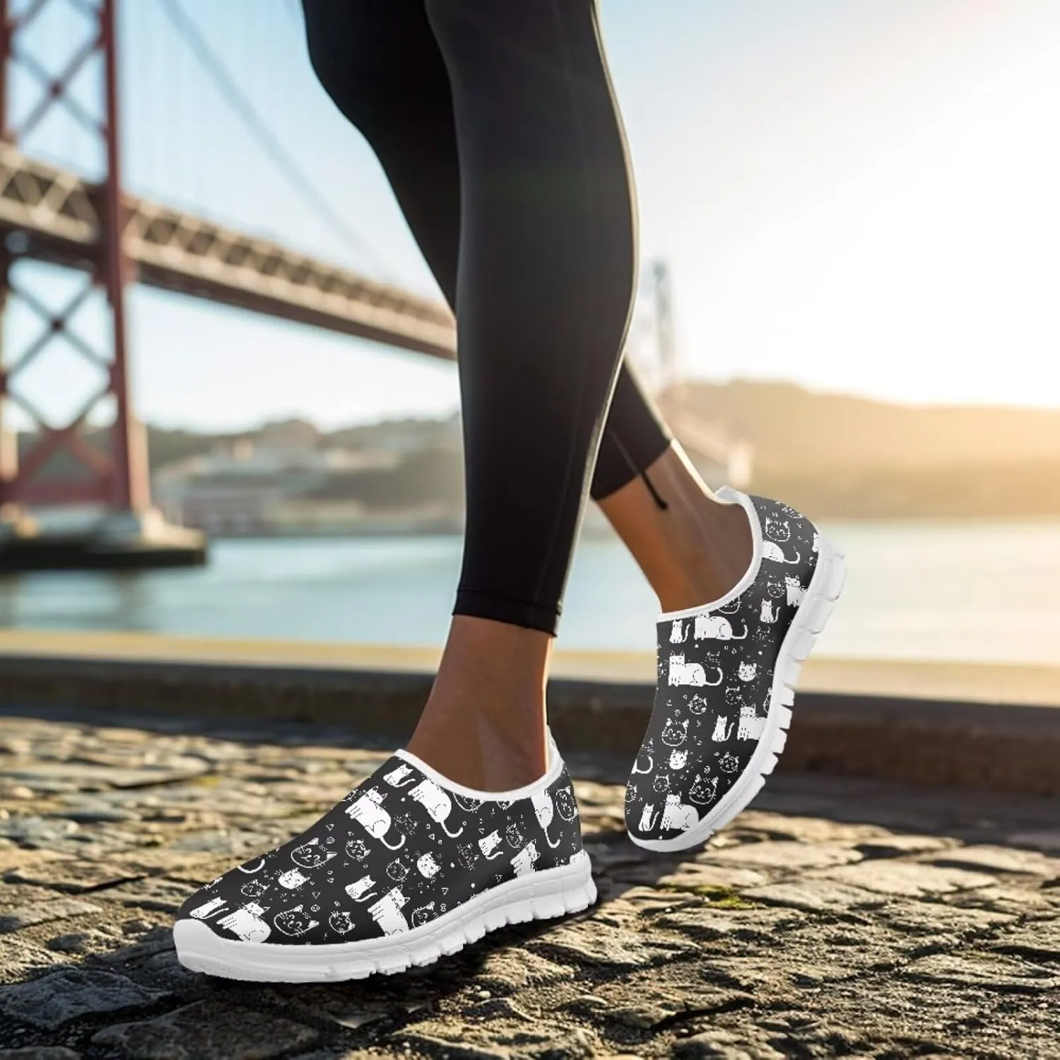 chaqlin Slip On Shoes Animal Print Sneakers Loafers Wide Comfy Low Cut Casual Dress Shoes for Men/Women Causal Workout
