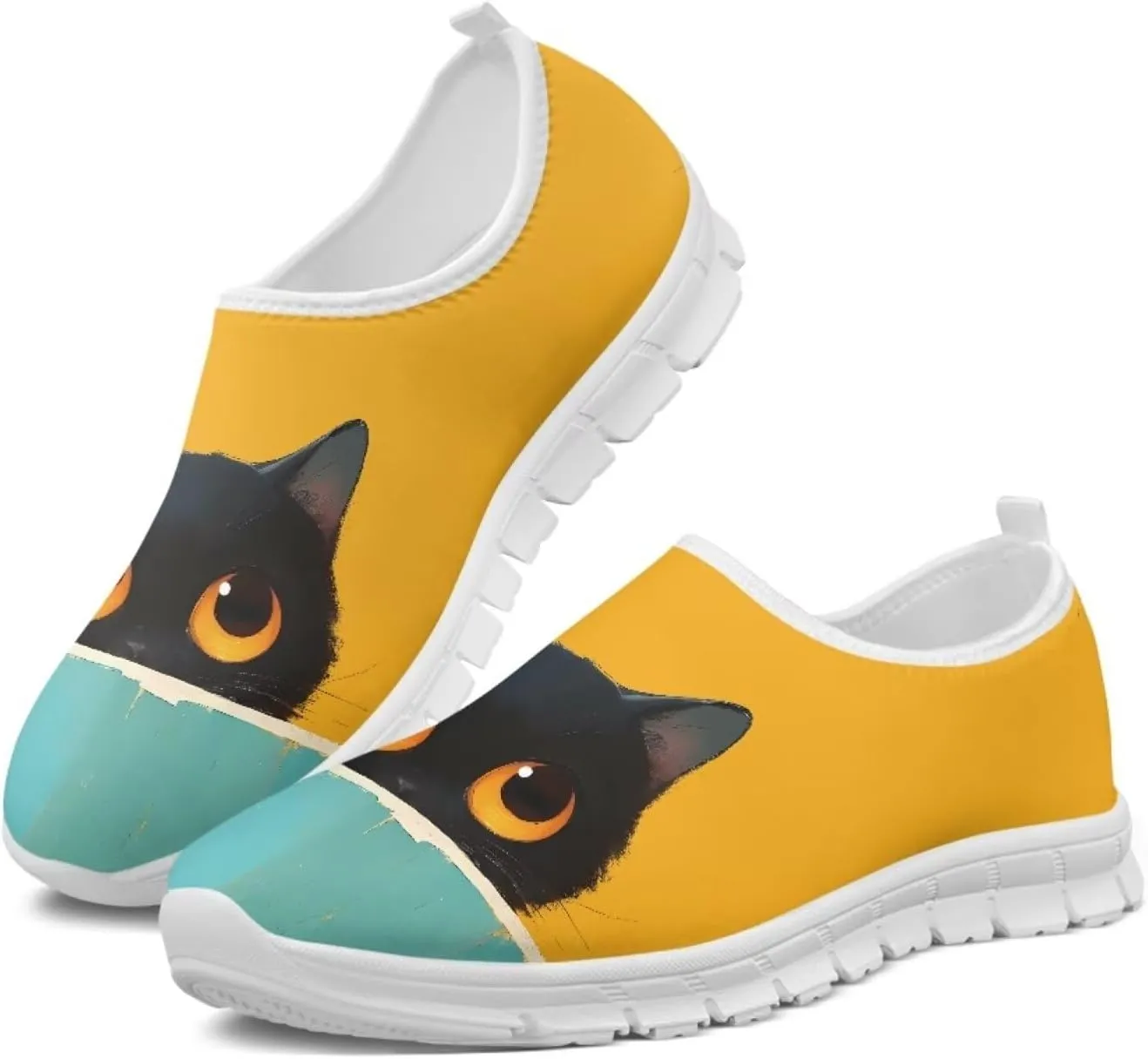chaqlin Slip On Shoes Animal Print Sneakers Loafers Wide Comfy Low Cut Casual Dress Shoes for Men/Women Causal Workout