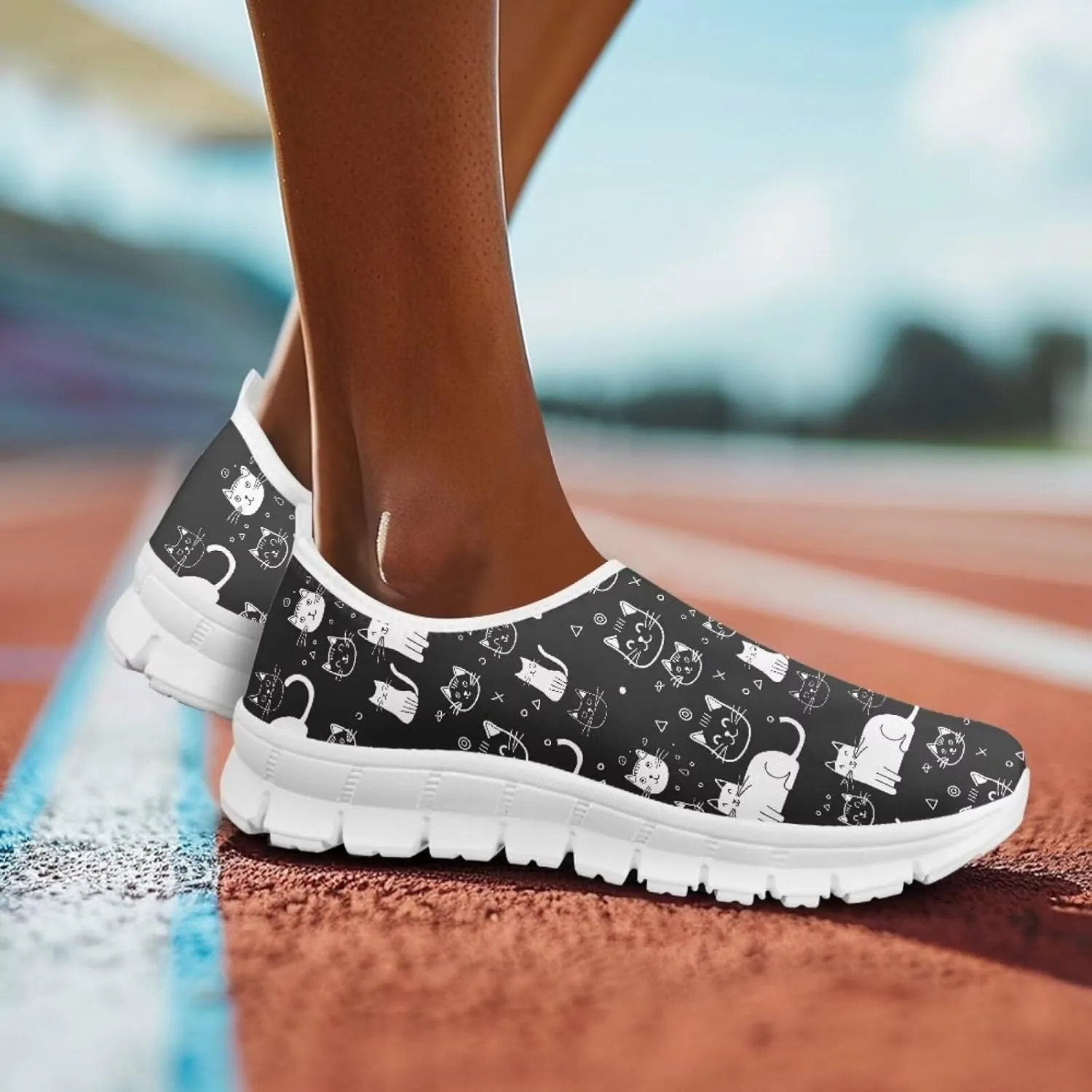 chaqlin Slip On Shoes Animal Print Sneakers Loafers Wide Comfy Low Cut Casual Dress Shoes for Men/Women Causal Workout