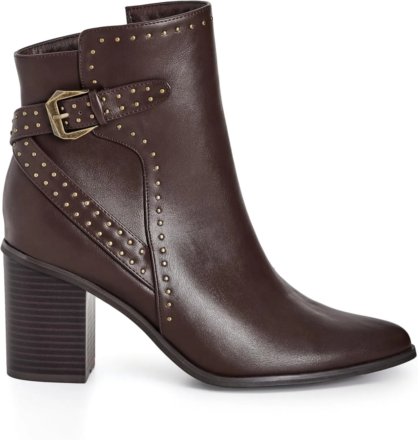 City Chic Women's WIDE FIT Orly Ankle Boot