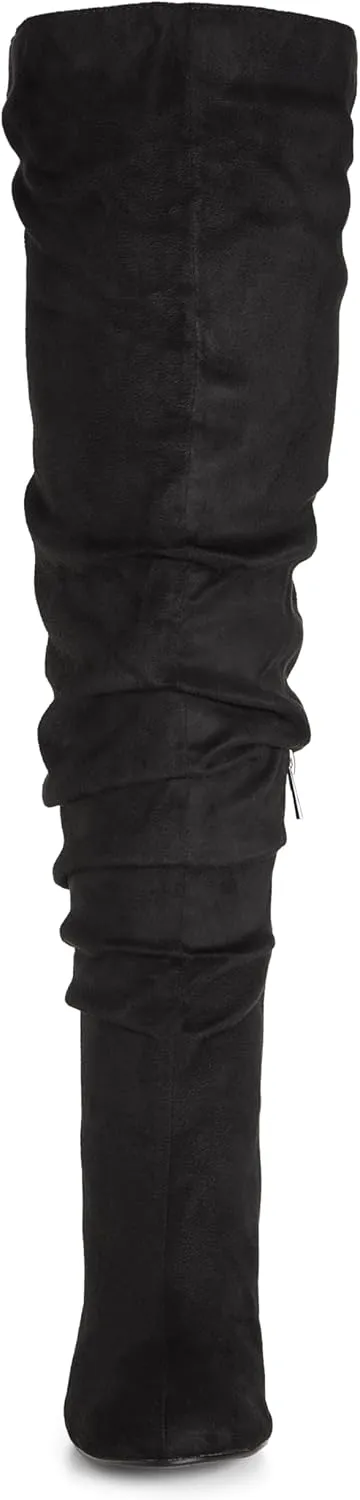 City Chic Women's WIDE FIT Raquel Knee Boot.