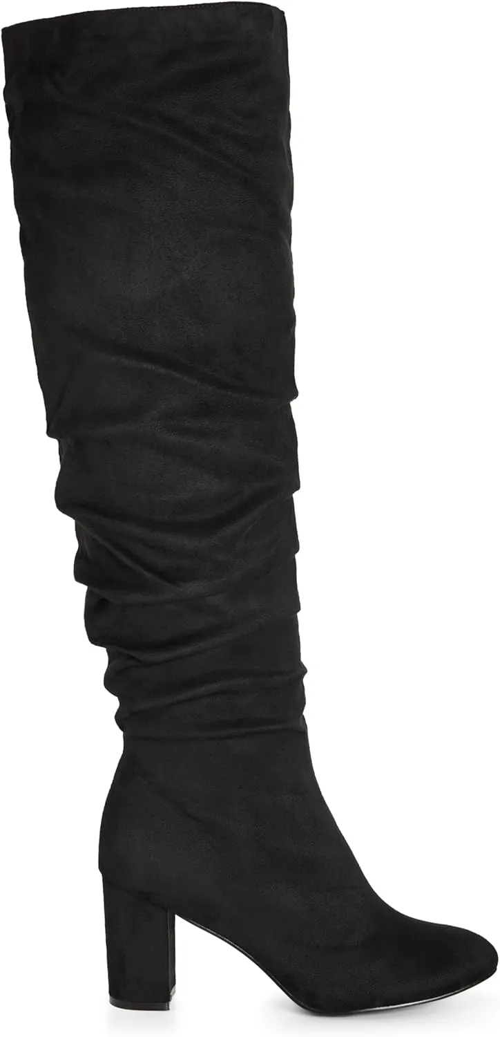 City Chic Women's WIDE FIT Raquel Knee Boot.