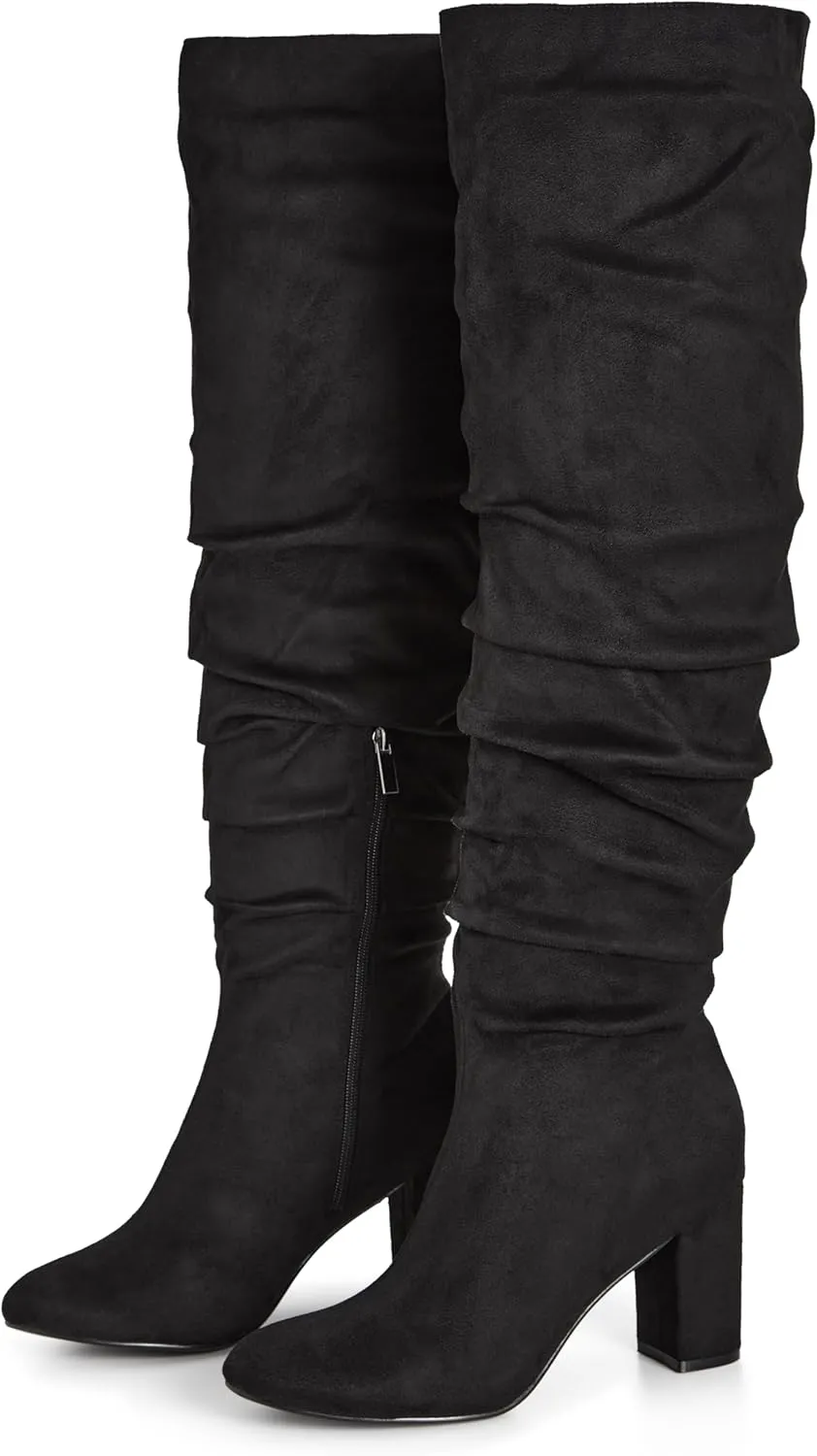 City Chic Women's WIDE FIT Raquel Knee Boot.