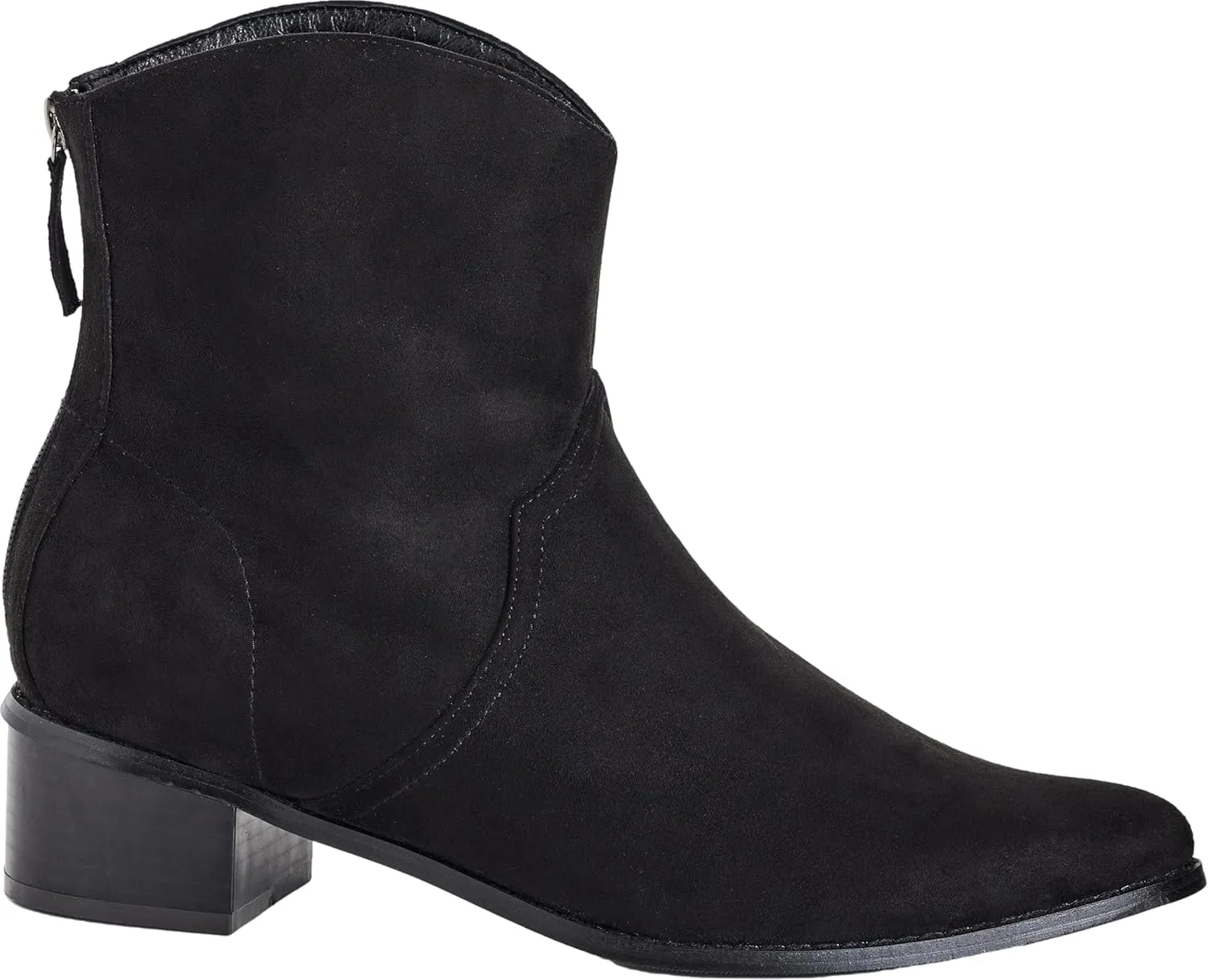 City Chic Women's Wide Fit Western Ankle Boot