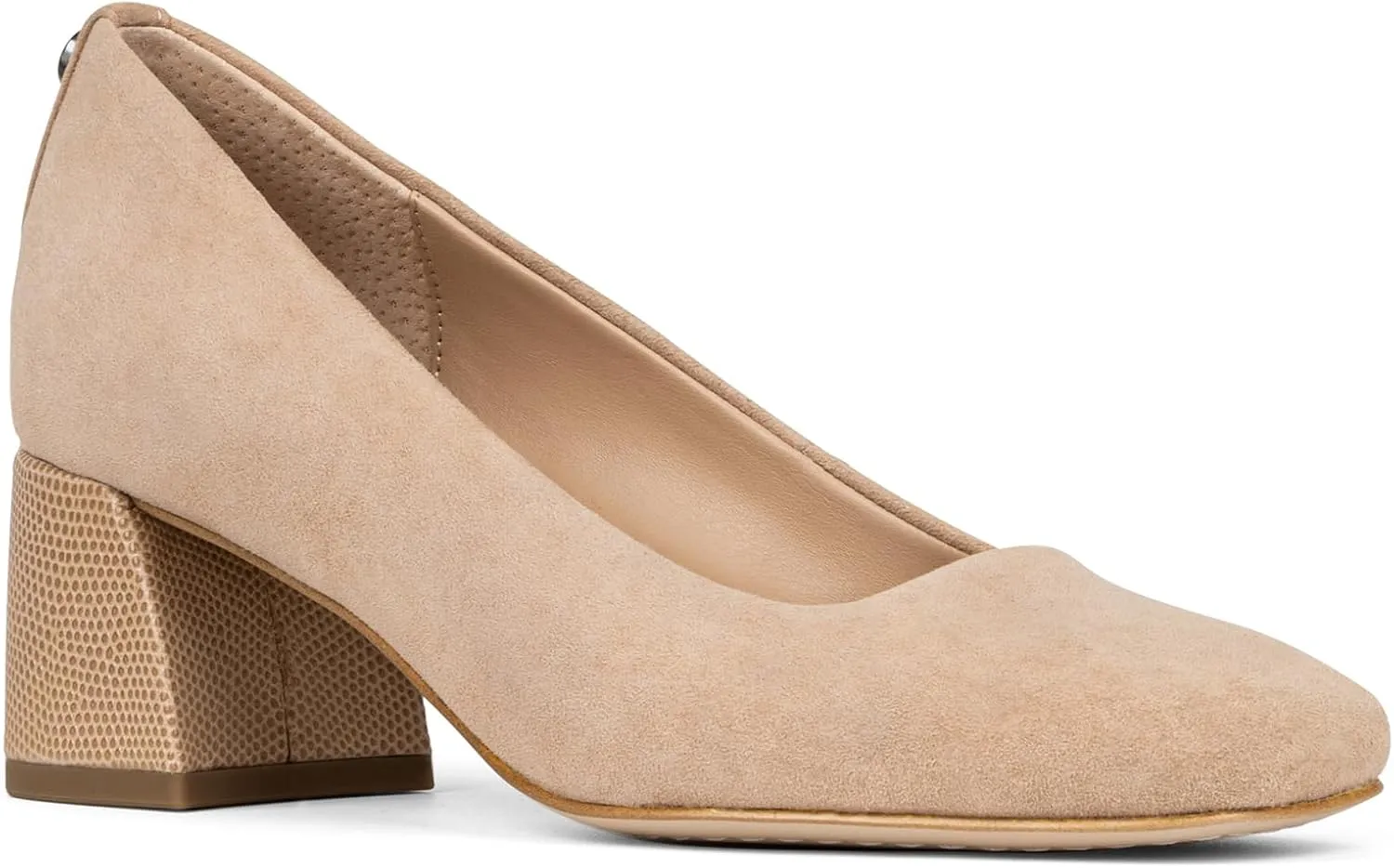 Donald Pliner Women's Aquarius 2" Block Heels, Square Closed Toe Chunky Heels for All Day Wear