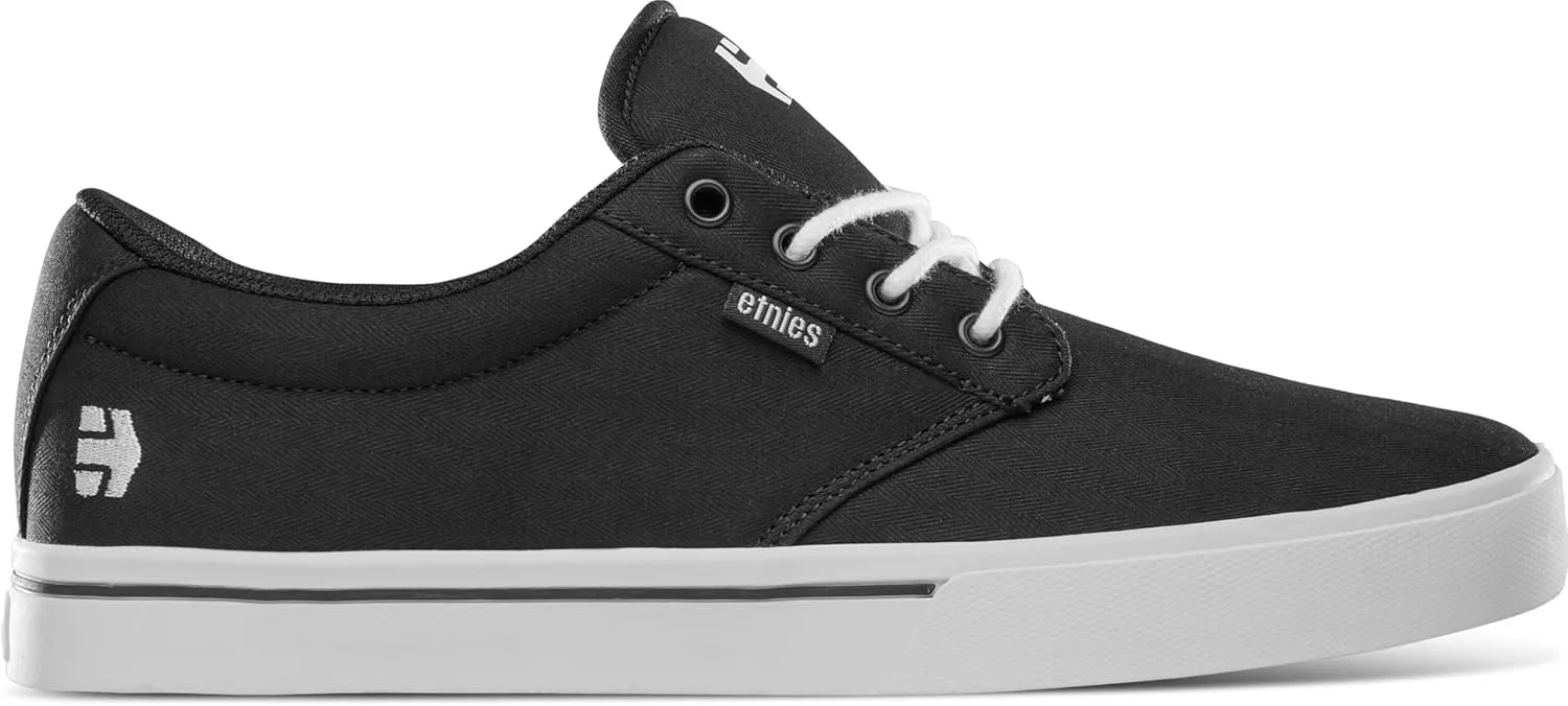 Etnies Men's Jameson 2 Eco Skate Shoe, Black/White/White, 13