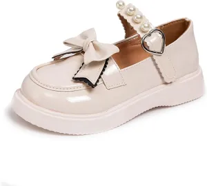 Girls Formal Shoes Ballet Princess Flat Shoes for Party Wedding School,Toddler/Toddler/Big Kids