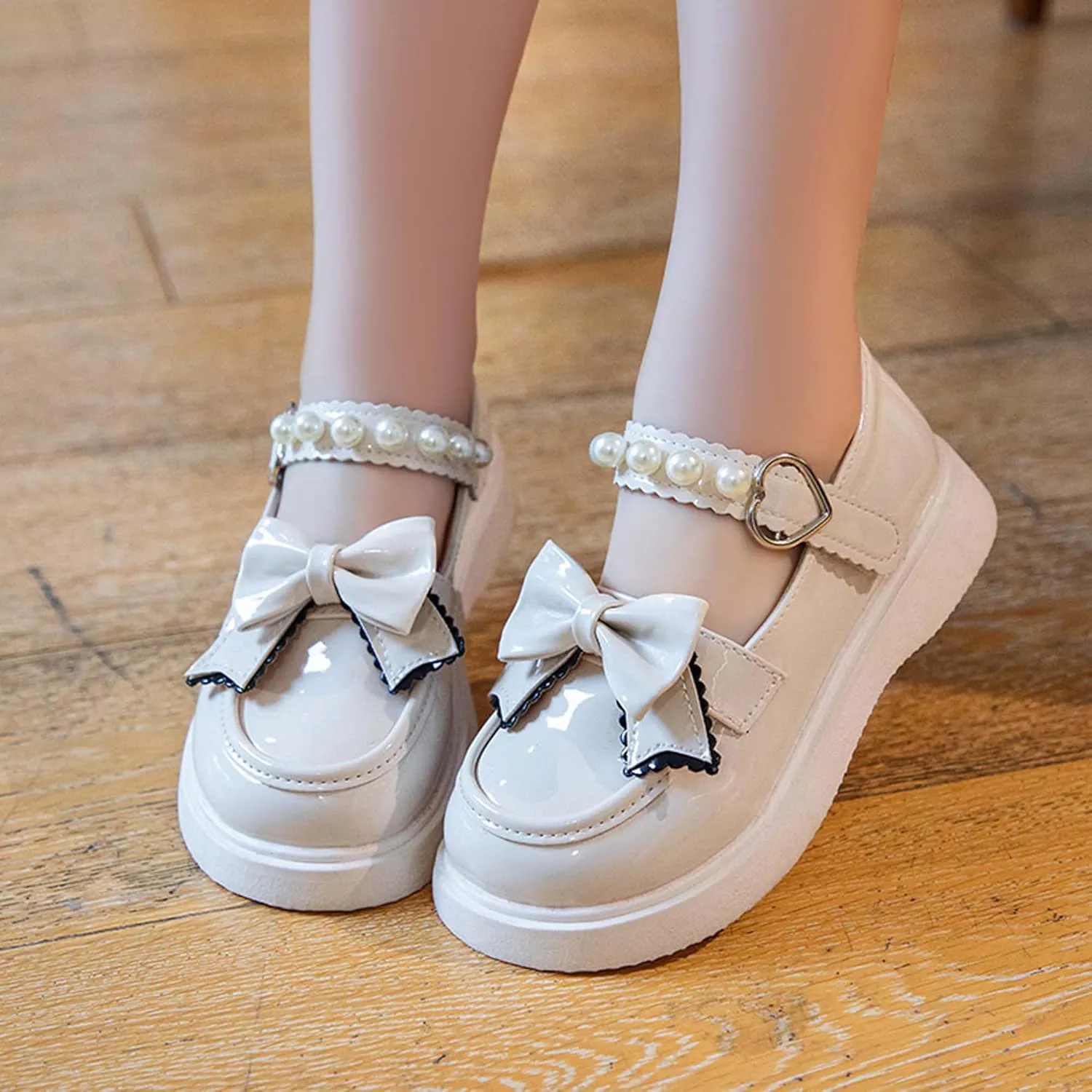Girls Formal Shoes Ballet Princess Flat Shoes for Party Wedding School,Toddler/Toddler/Big Kids
