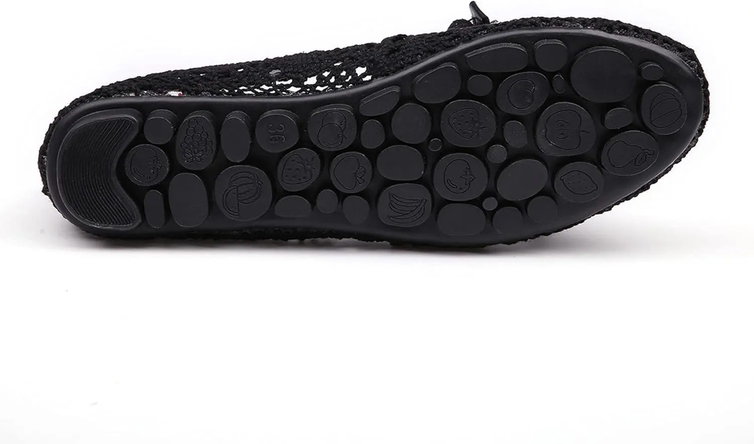 Hee grand Women's Slip On Ballet Flats Sweet Bow-Knot Lace Flat Shoes Soft Comfort Walking Shoes