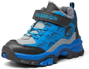 HESBITEUL Kids Snow Boots Boys Girls Winter Warm Waterproof Outdoor Slip Resistant Cold Weather Unisex ShoesCold Weather Warm Sneaker