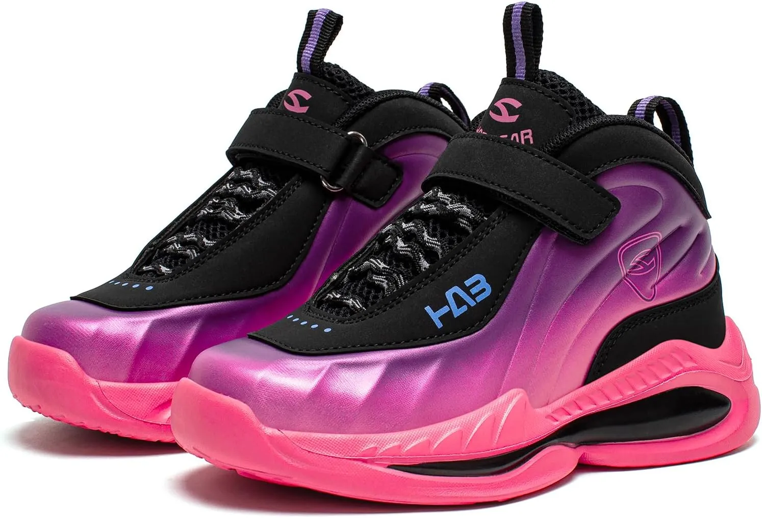 Kids Sneakers Basketball Shoes Breathable Nonslip Sports Tennis Walking Running Shoes for Boys Girls