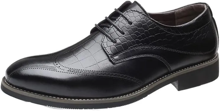 Mens Dress Shoes White Men's Casual Dress Shoes Oxford pu Leather Dress Shoes Party Gentlemen(White,11)