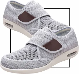 Men's Extra Wide Fit Slip-On Trainers | Breathable Lightweight Casual Walking Shoes for Comfort and Style