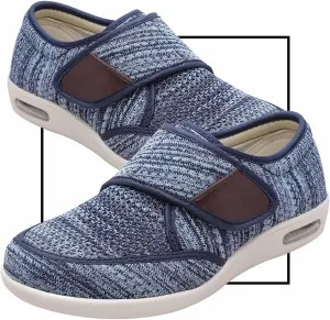 Men's Extra Wide Fit Slip-On Trainers | Breathable Lightweight Casual Walking Shoes for Comfort and Style