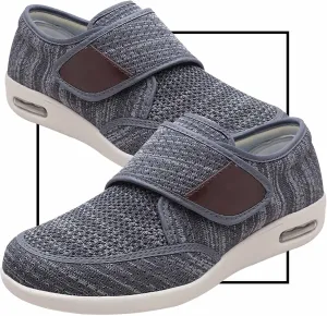 Men's Extra Wide Fit Slip-On Trainers | Breathable Lightweight Casual Walking Shoes for Comfort and Style