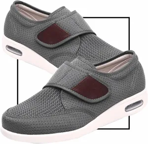 Men's Extra Wide Fit Slip-On Trainers | Breathable Lightweight Casual Walking Shoes for Comfort and Style