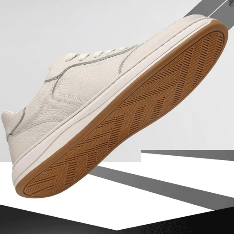 Men's Leather Oxfords Fashion Pointed Toe Low Block Heel Business Work Office Formal Shoes for Business Formal Daily Walking