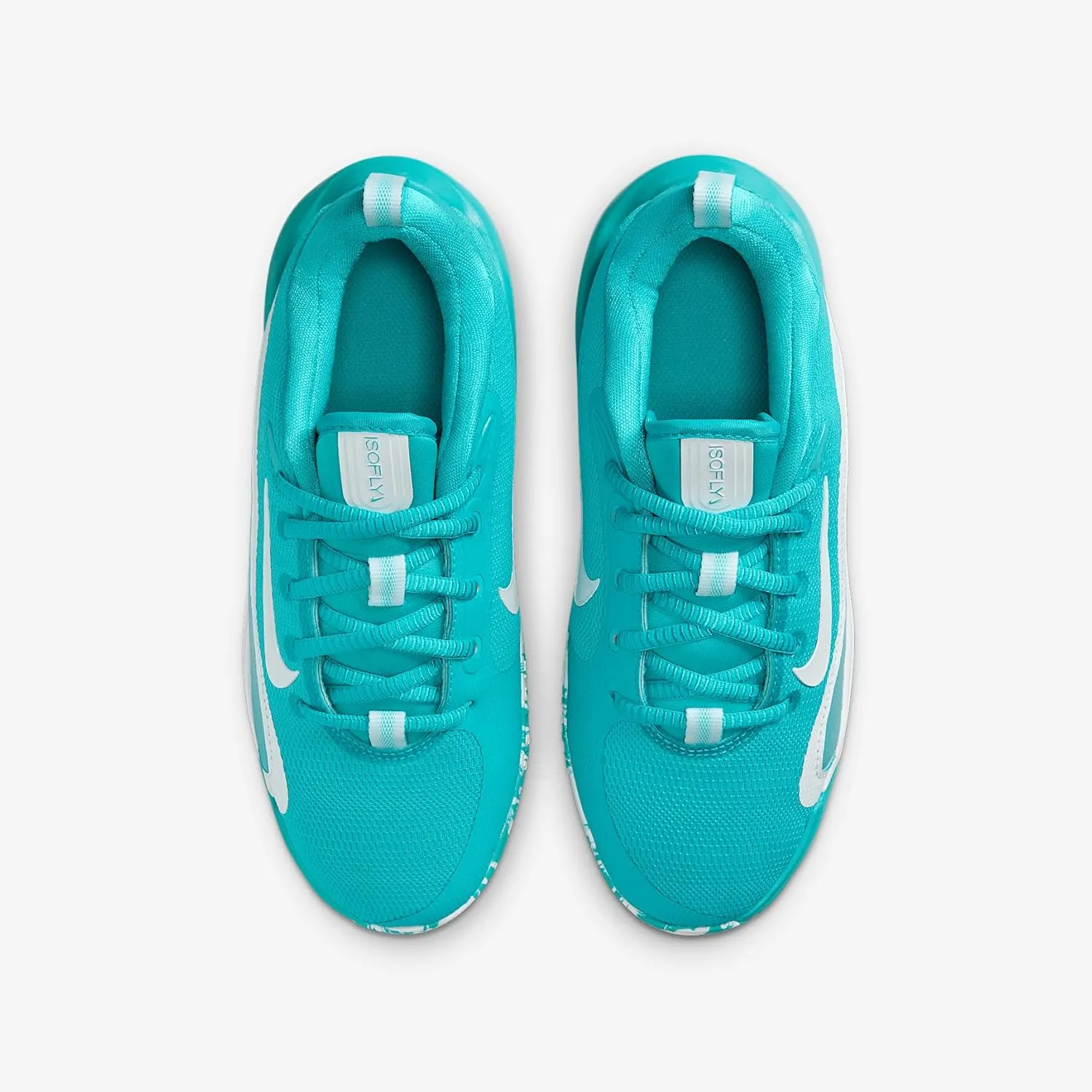 Nike IsoFly Big Kids' Basketball Shoes (FN4384-300, Dusty Cactus/White)