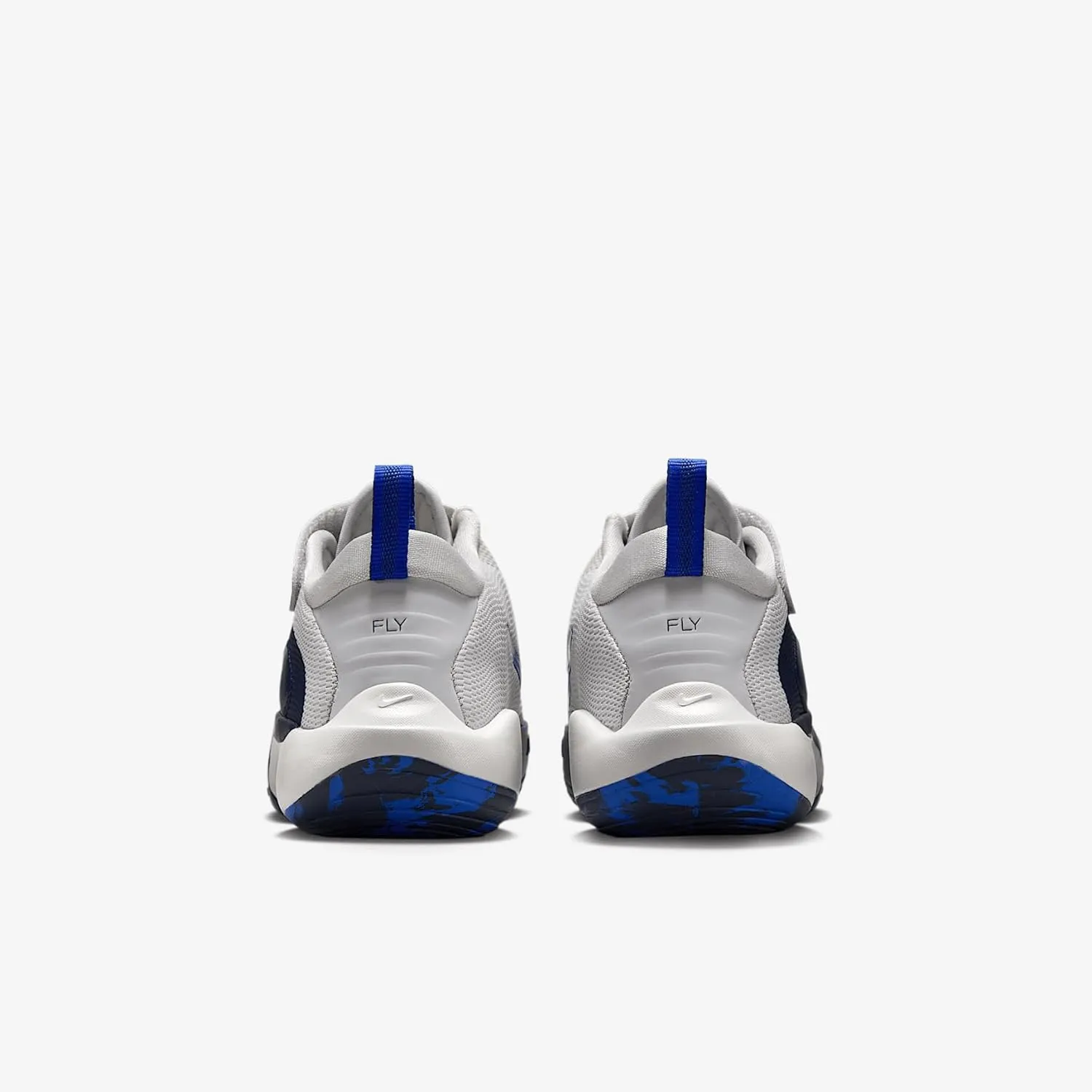 Nike IsoFly Little Kids' Basketball Shoes (FQ7670-006, Vast Grey/Midnight Navy/Hyper Royal)
