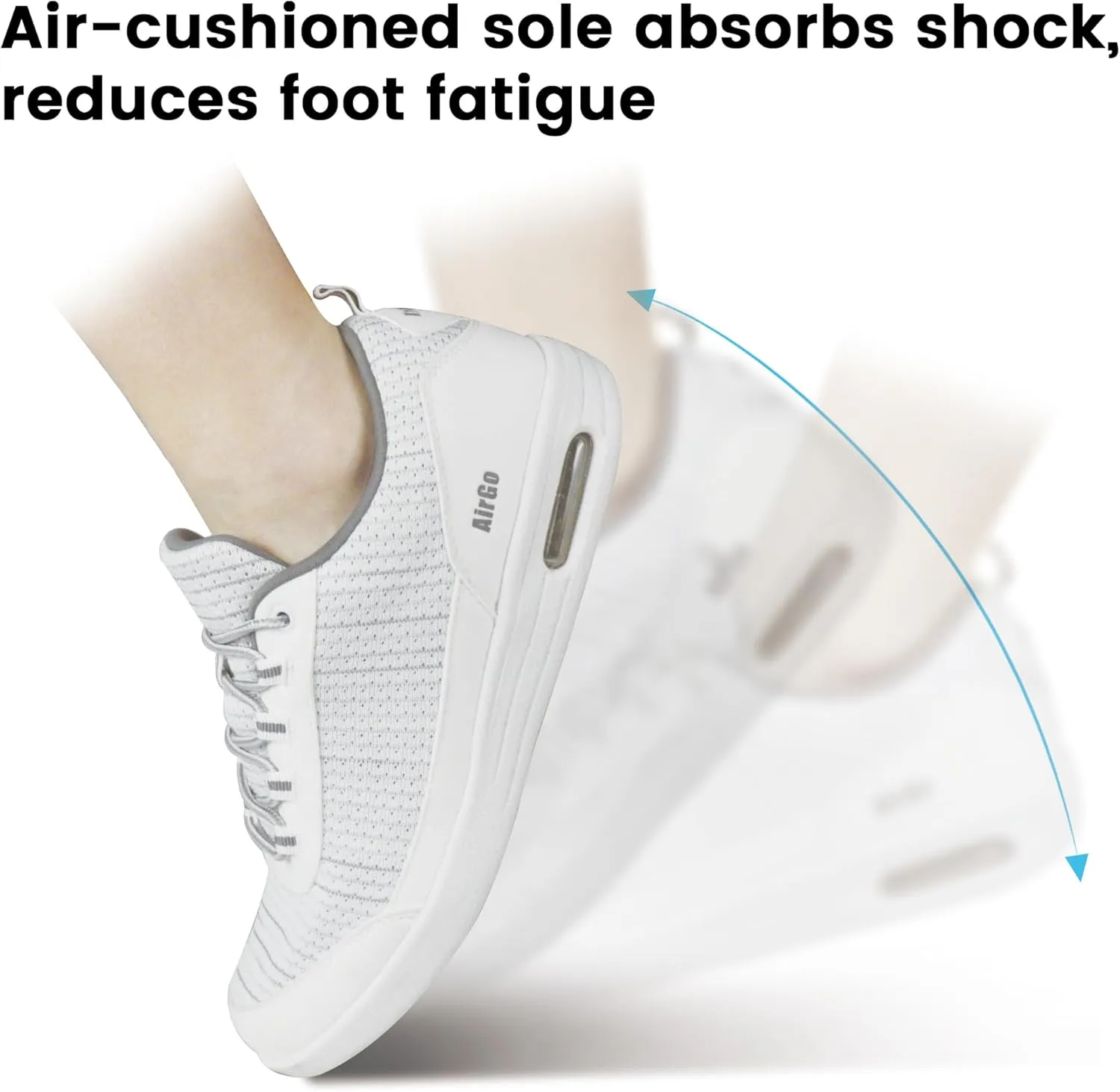 Orthopedic Running Tennis Spring Walking Sneakers Lightweight Comfortable Air Cushion Wide Fit Comfort Size 6.5-13