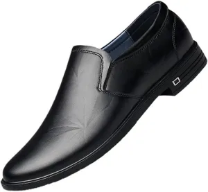 Party Shoes Man Oxford Shoes for Men Slip-On Breathable Leather Trendy British Style Genuine Leather Male Low-Cut Leisure Footwear