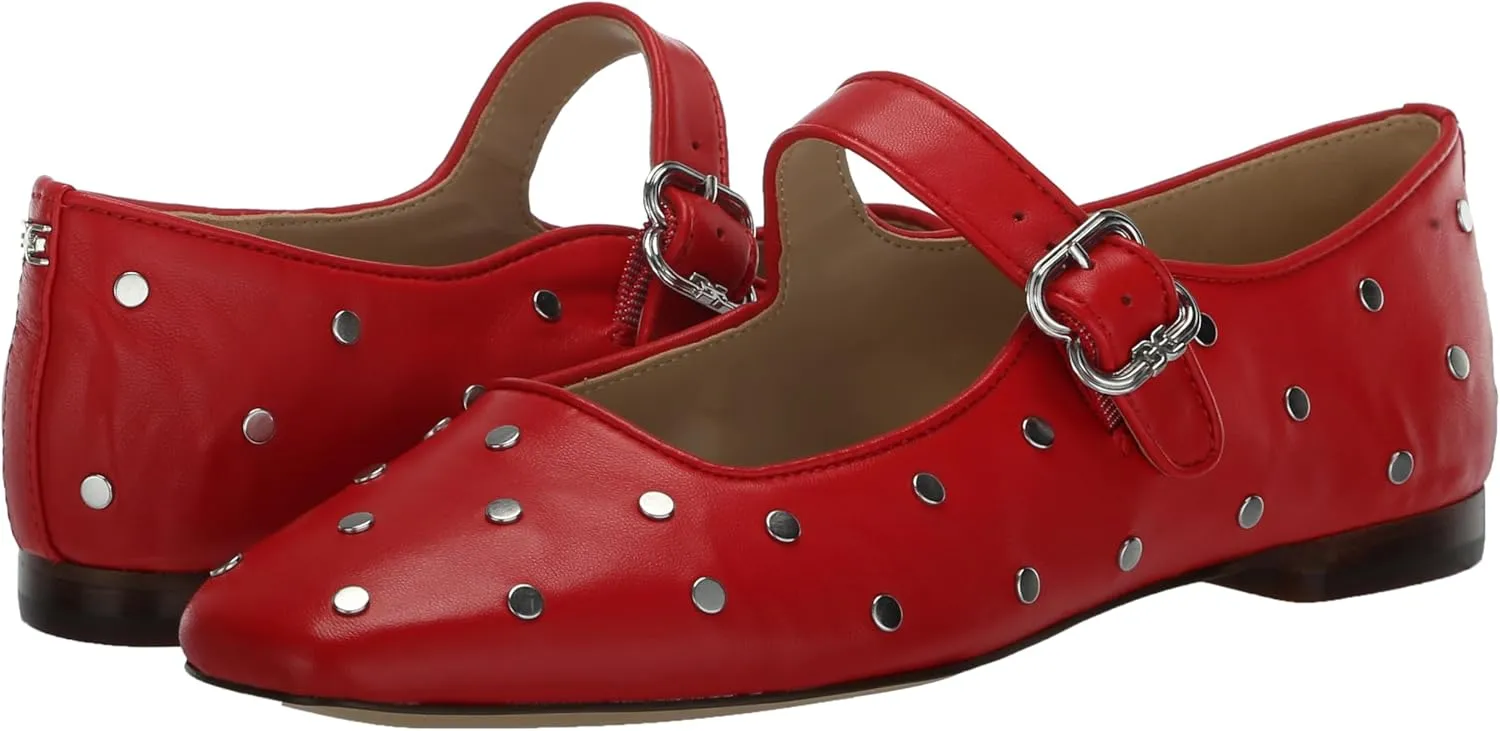 Sam Edelman Women's Michaela Stud Mary Jane Flat