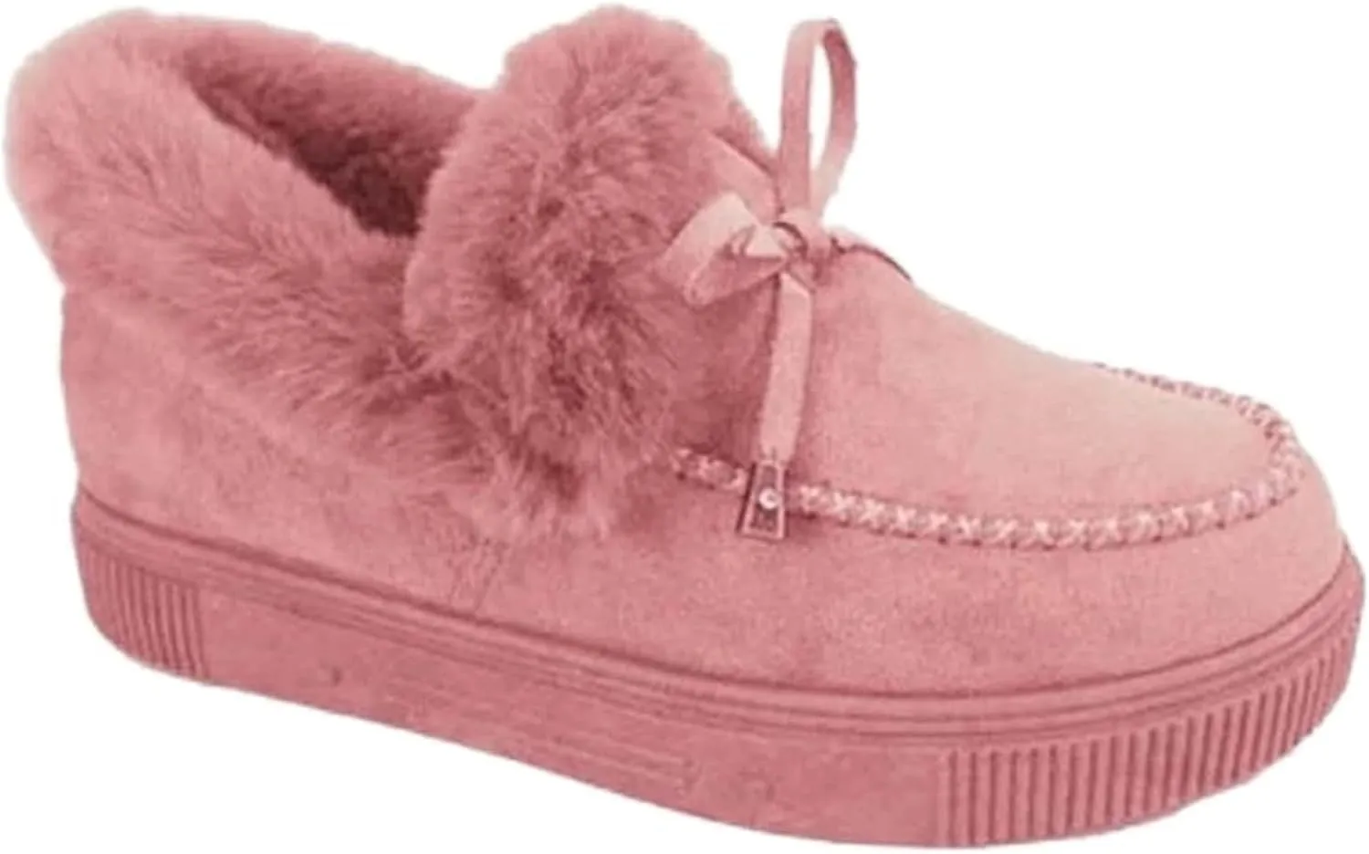 Winter Fashion Boots For Women 2024 Snow Boots Warm Fur Lined Casual Fashion Trendy Anti-Slip Fuzzy Ankle Booties