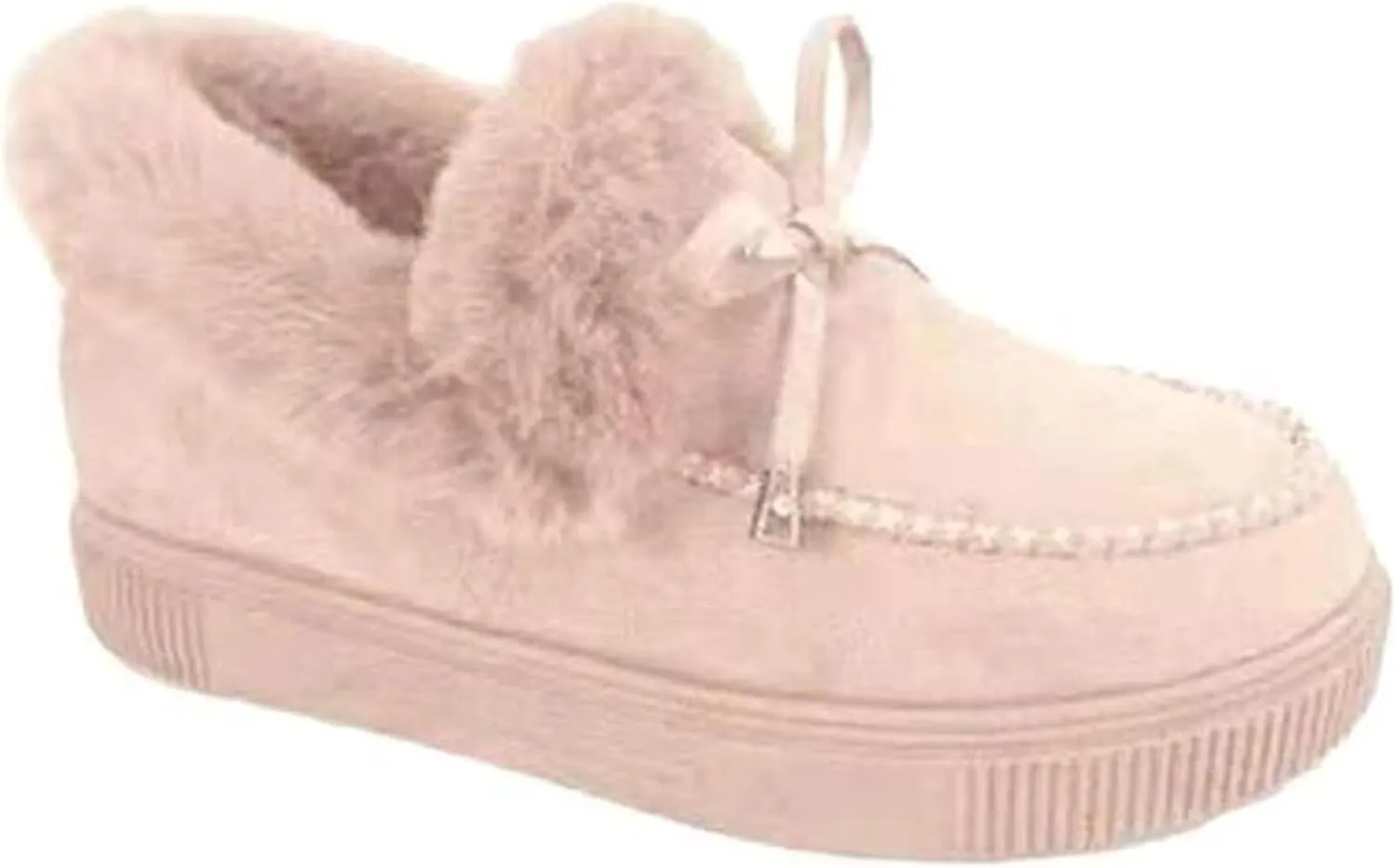 Winter Fashion Boots For Women 2024 Snow Boots Warm Fur Lined Casual Fashion Trendy Anti-Slip Fuzzy Ankle Booties