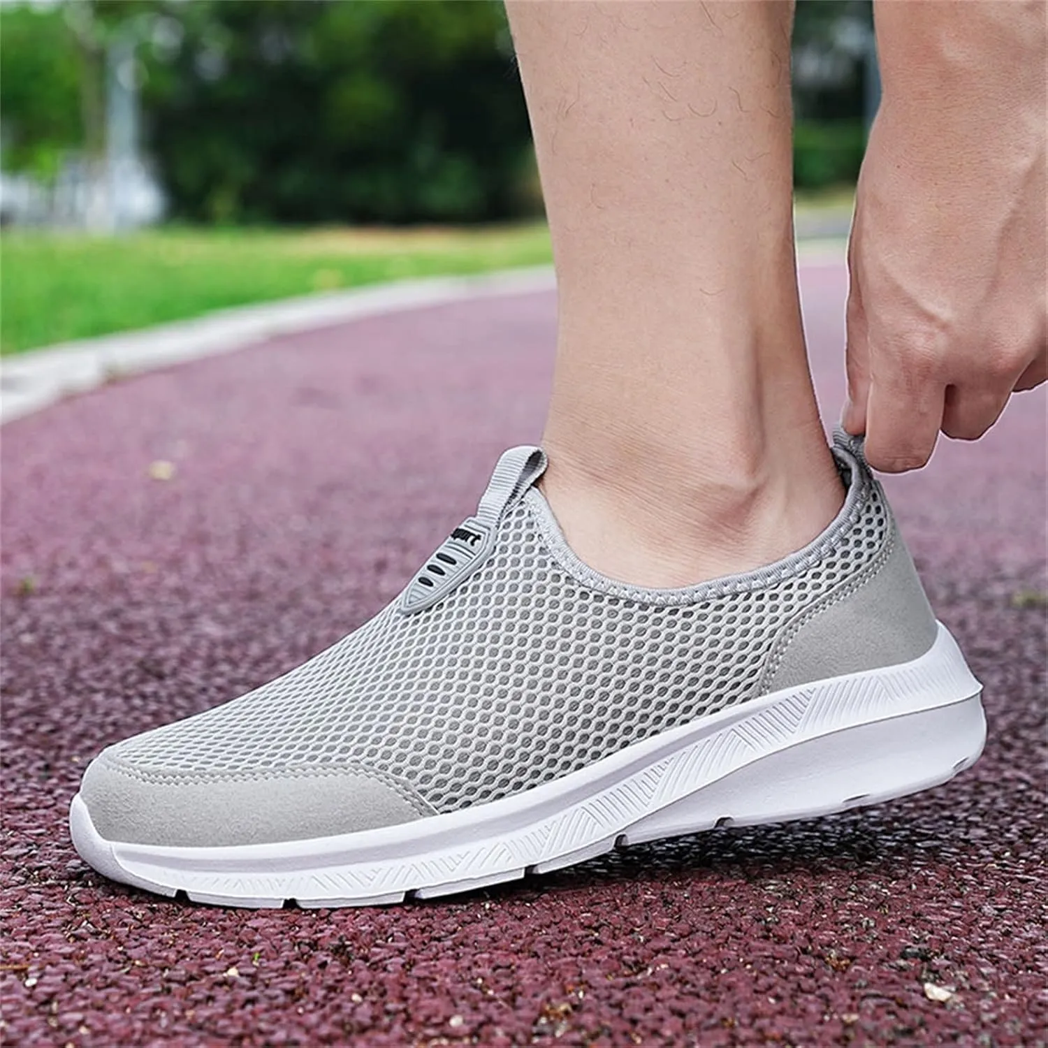 Women's Mesh Lace Lightweight Low-Cut Sneakers, Casual Tennis Shoes, Non-Slip, Fashionable，Comfortable，Breathable Knitted Socks Shoes